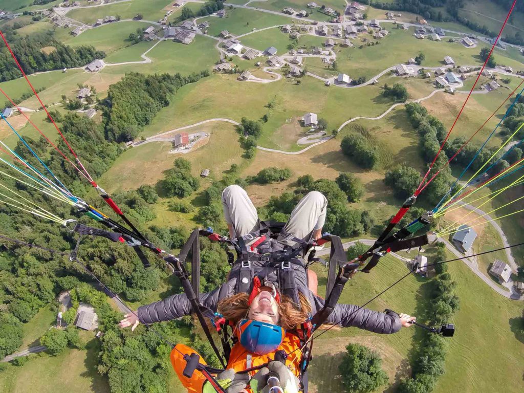 parapente alpes