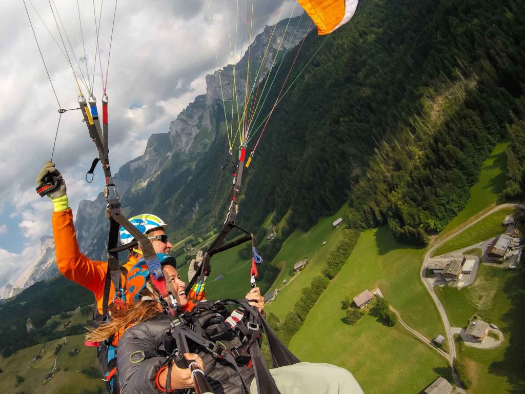 parapente alpes