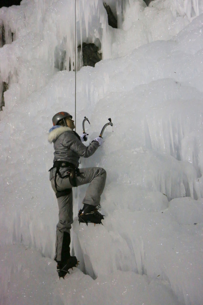 escalade sur glace queyras