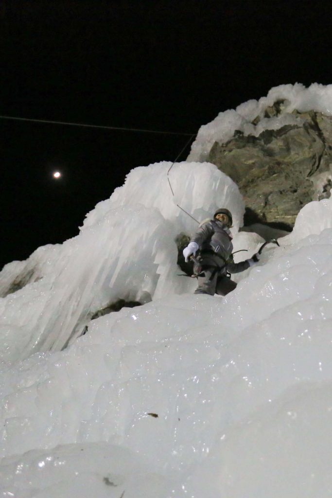 escalade sur glace queyras