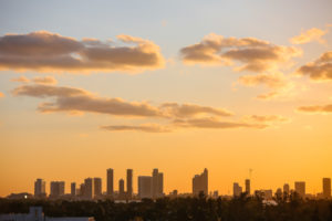 coucher de soleil miami