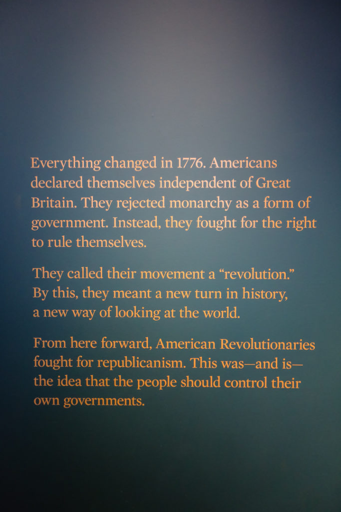 Philadelphie musée révolution américaine