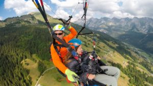 la parapente montagne