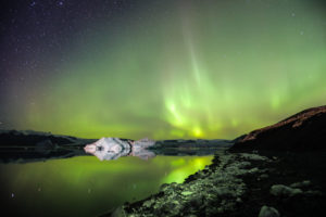 Aurores boréales Islande - Jokulsarlon