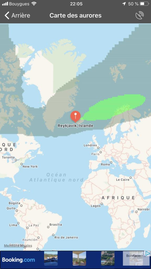 aurores boreales islande