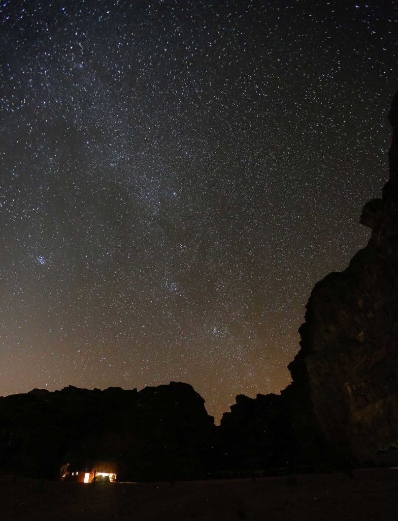 voie lactée jordanie