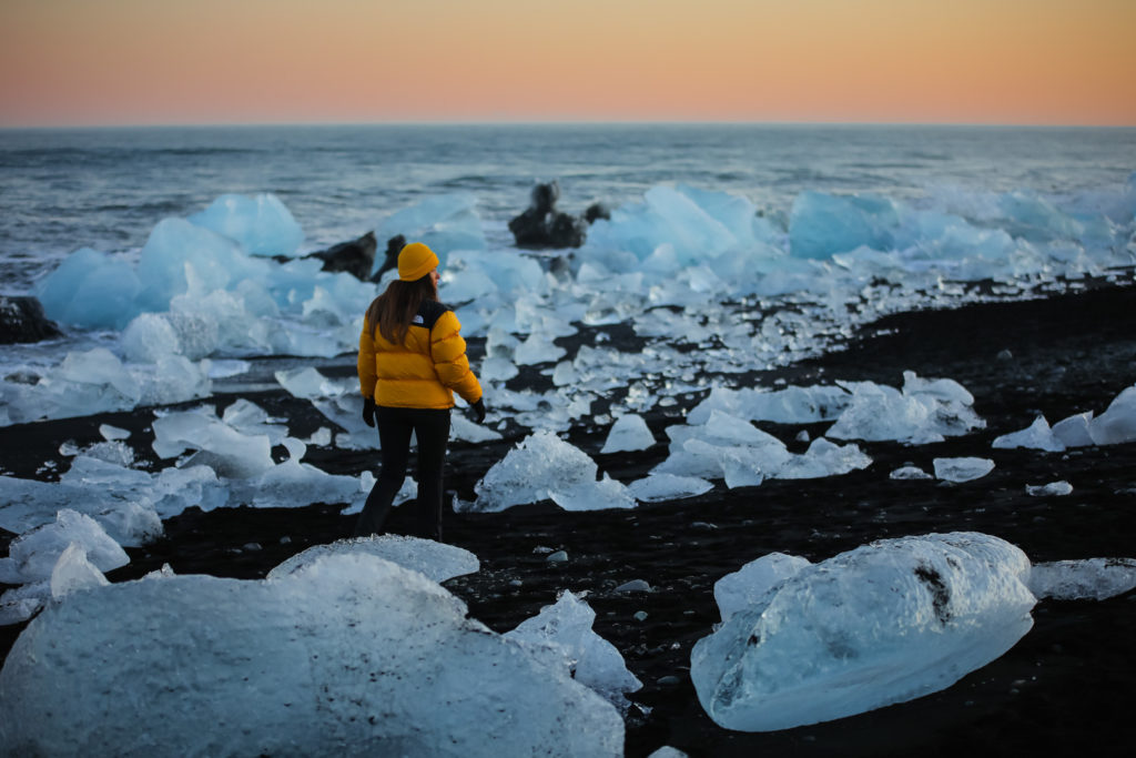 Diamond beach Islande
