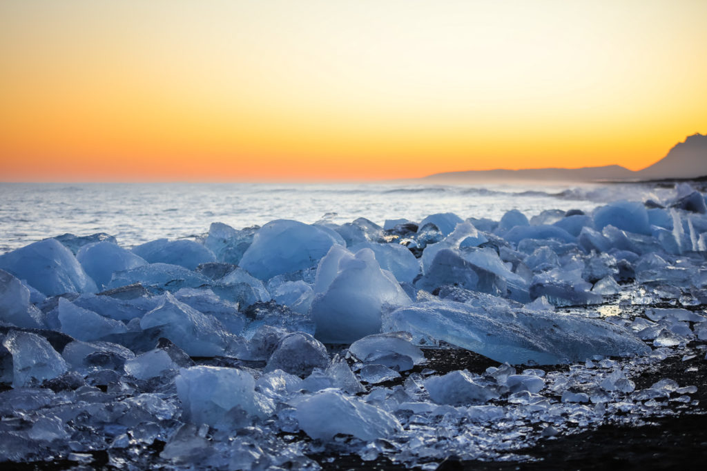 Diamond beach Islande