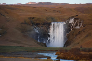 road-trip en Islande cascade skogafoss