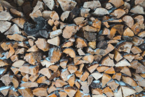 Bois empilés au Québec
