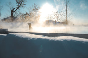 Nordik Spa-Nature au Québec l'hiver