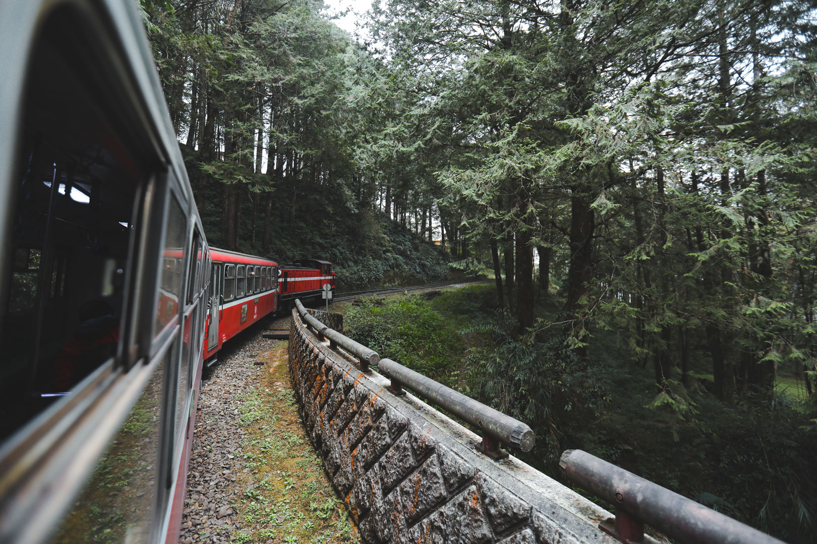 Itinéraire à Taïwan train à Alishan