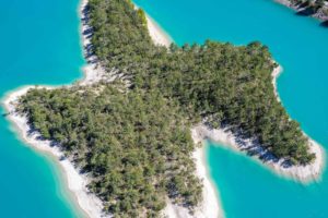Lac de Castillon alpes de Haute Provence