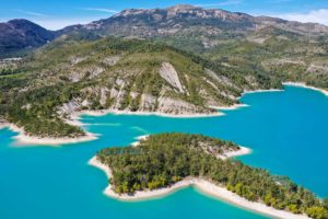 Lac de Castillon alpes de Haute Provence