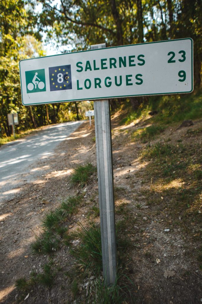 Eurovélo 8 Var Flayosc en Dracénie
