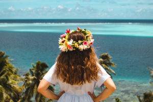 couronne de fleurs huahine