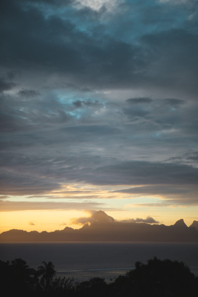 moorea vue tahiti