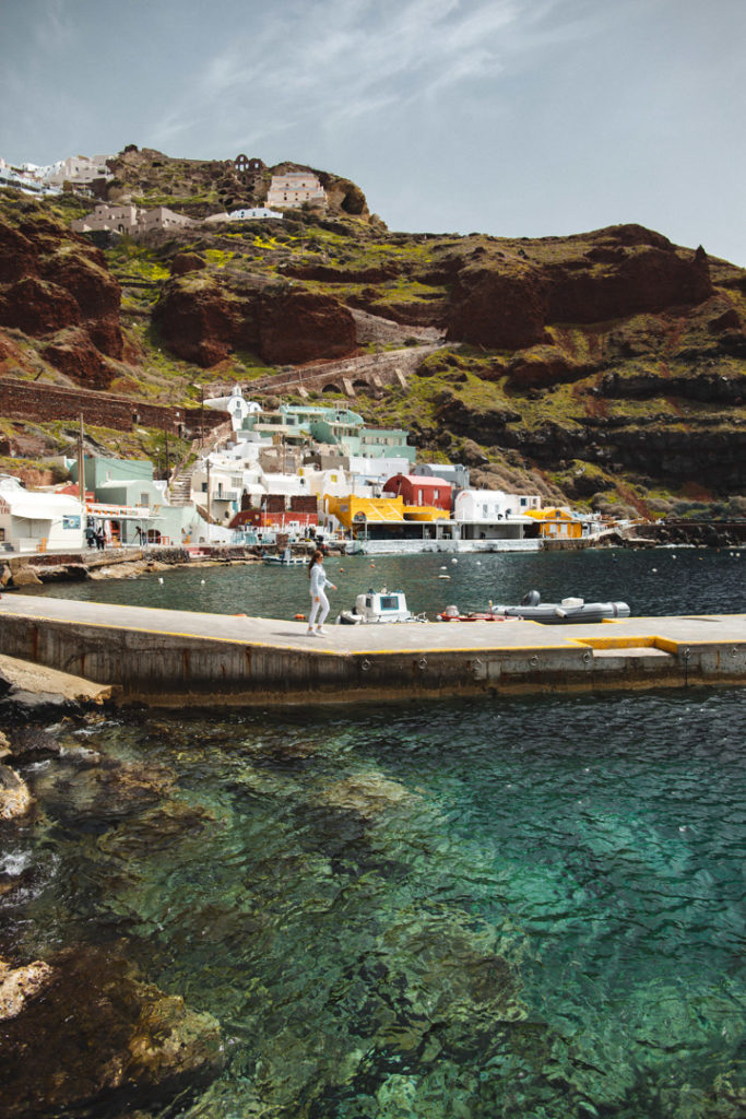 Baie d'amoudi santorin