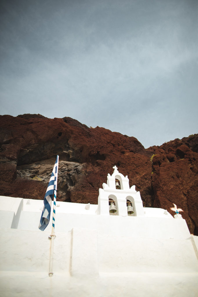 red beach santorin