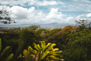 vue cathédrale balata martinique