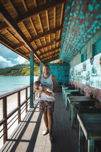 voyager avec un bébé tahiti