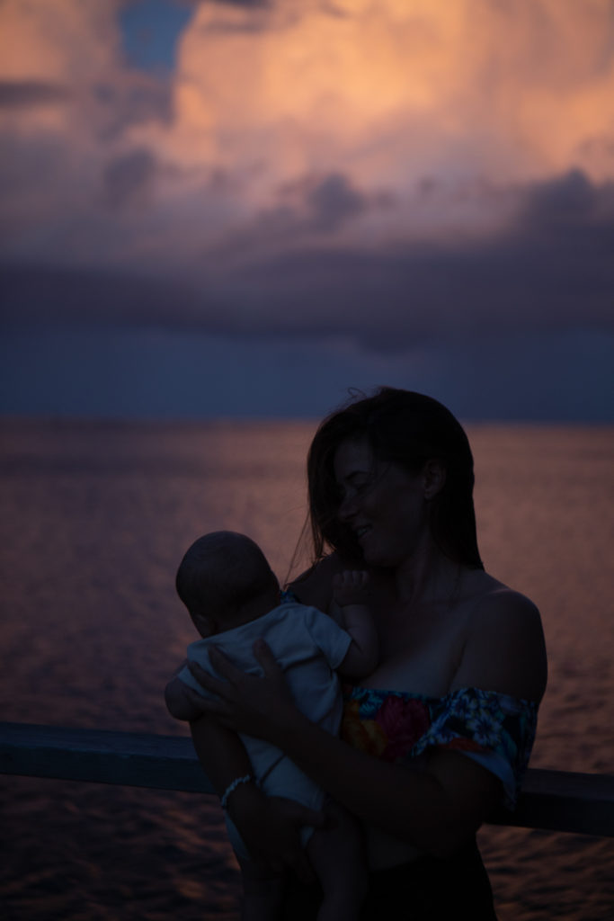 voyager avec un bébé tahiti