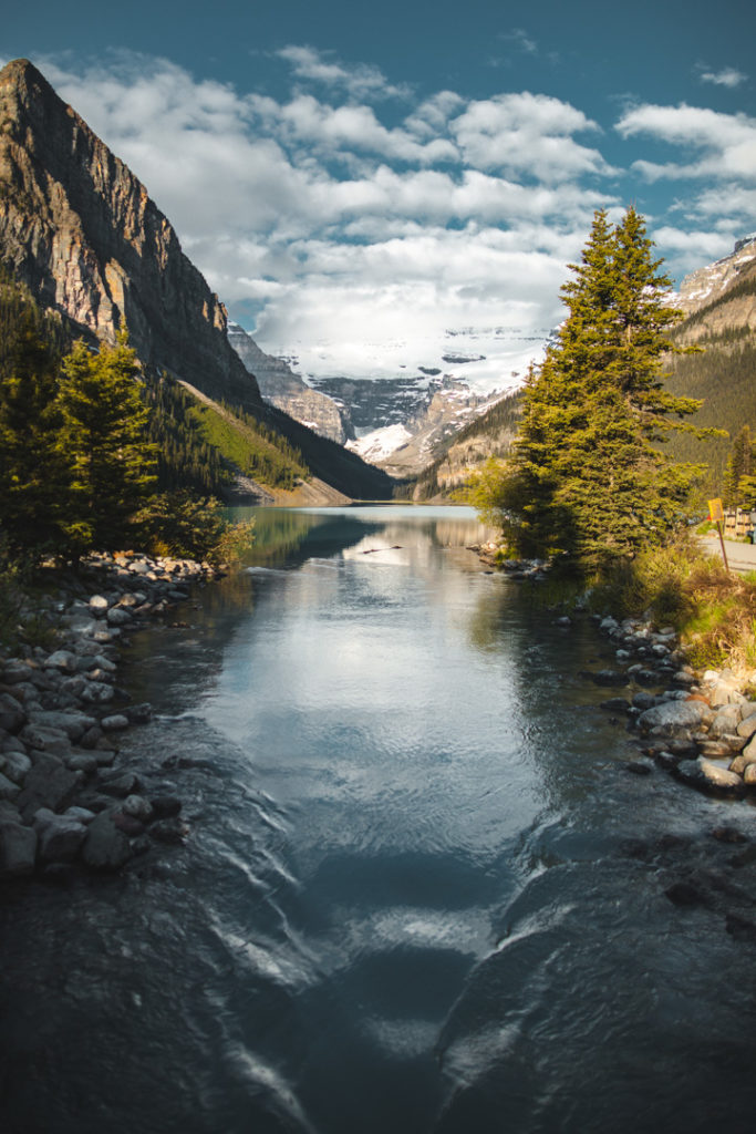 Lac Louise rocheuses canadienne