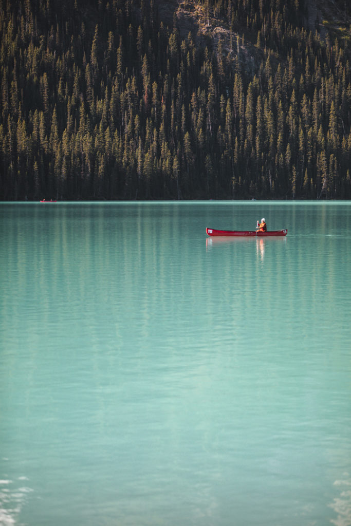 Lac Louise rocheuses canadienne