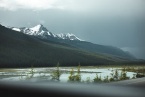 route des glaciers alberta