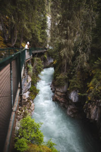 johnson falls canyon banff
