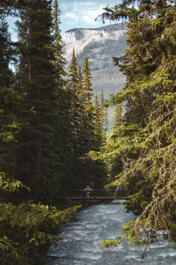 johnson falls canyon banff