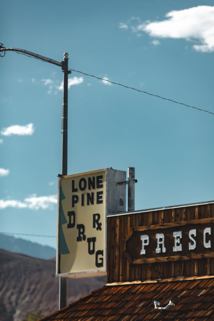 itinéraire road trip californie lone pine