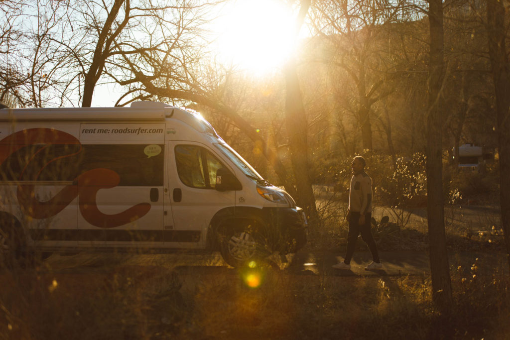 road trip van USA