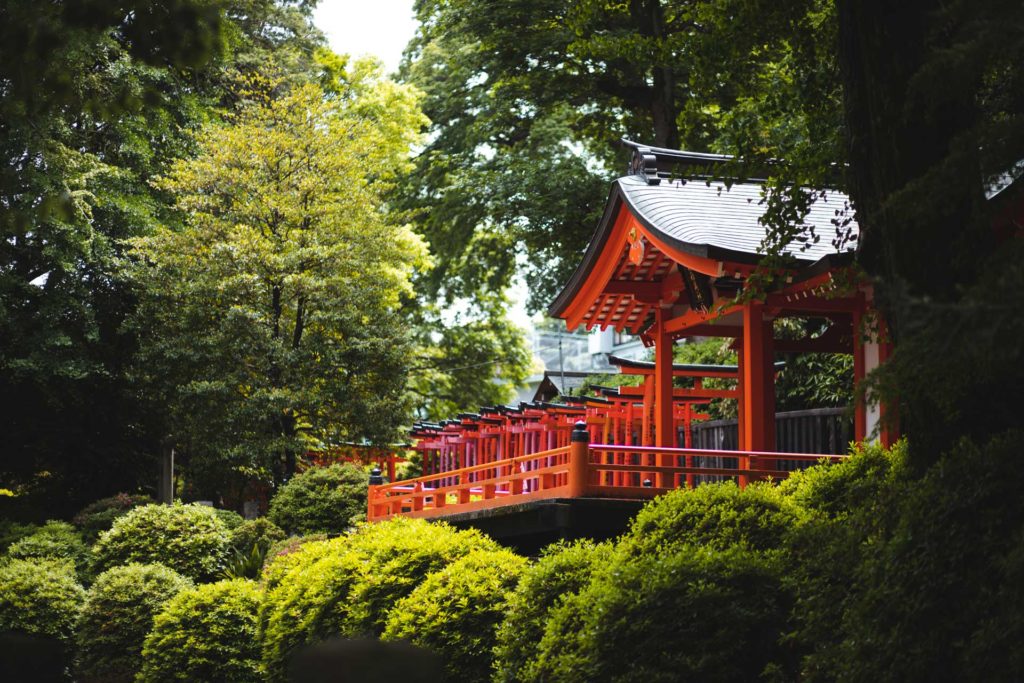 sanctuaire de Nezu-jinja tokyo