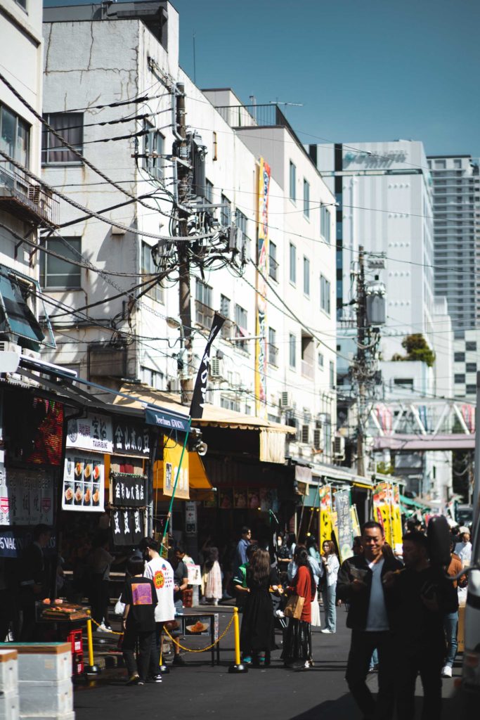 Marché de Tsukiji tokyo