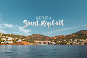 Antheor Saint Raphael depuis la mer