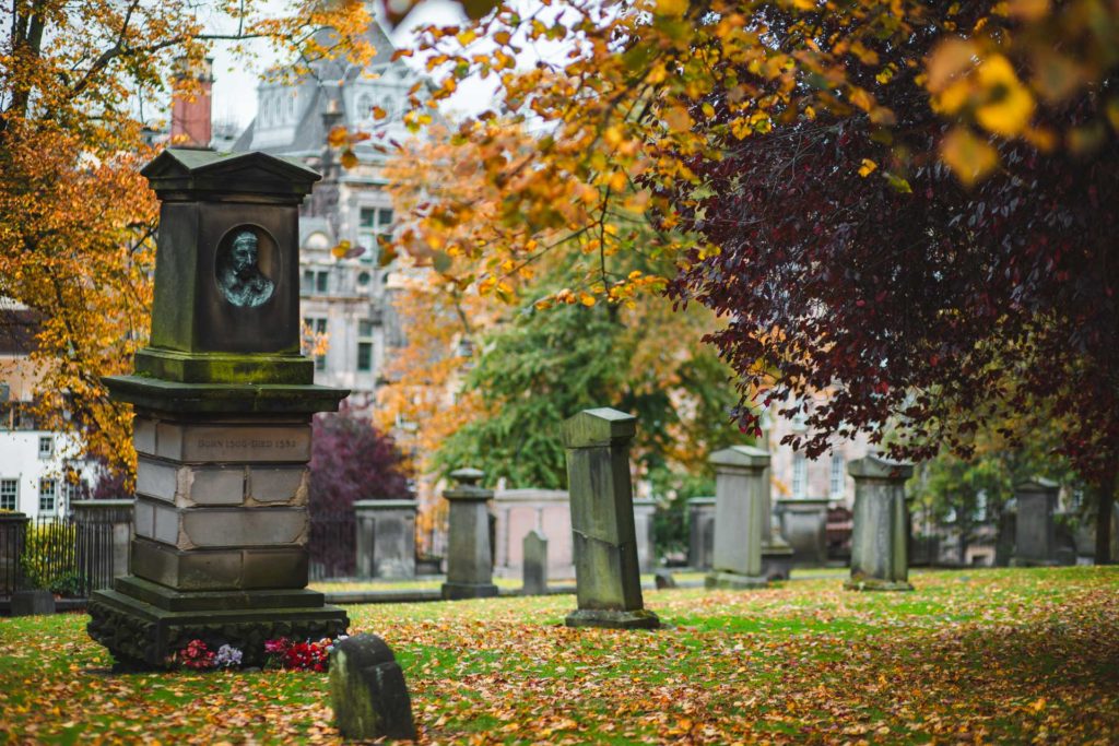 Cimetière Greyfiars Kirkyard Edimbourg