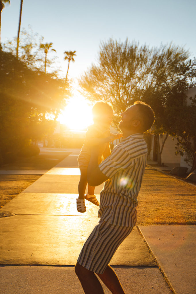 voyage palm spring bébé 2 ans