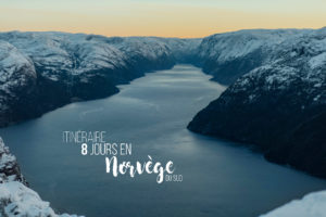 itinéraire Norvège du sud