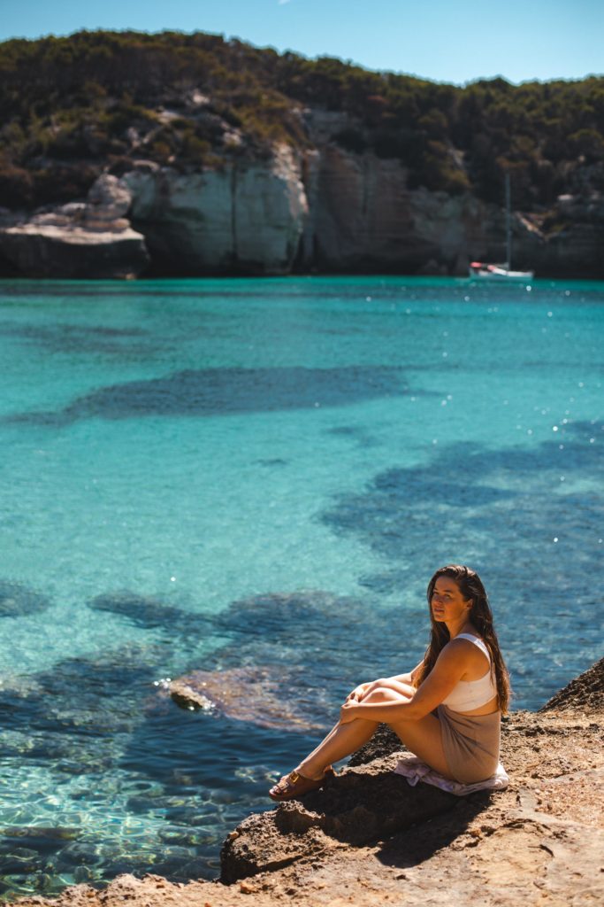 cala mitjana minorque