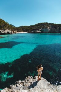 cala mitjana minorque