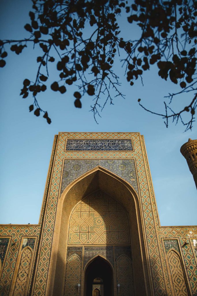 mosquee klaxon boukhara ouzbekistan