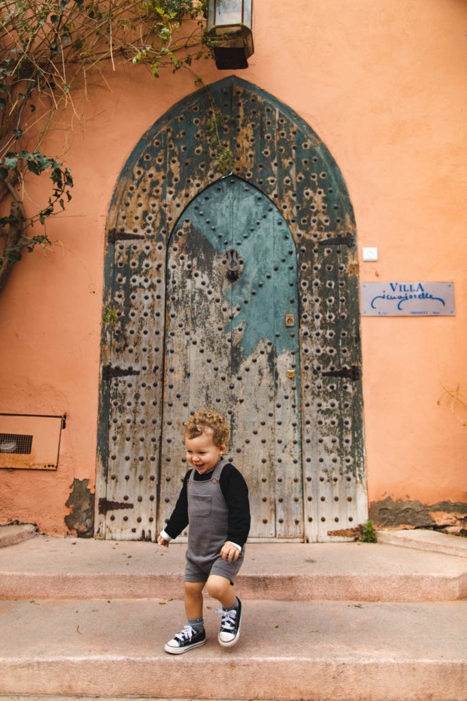 marrakech avec un enfant