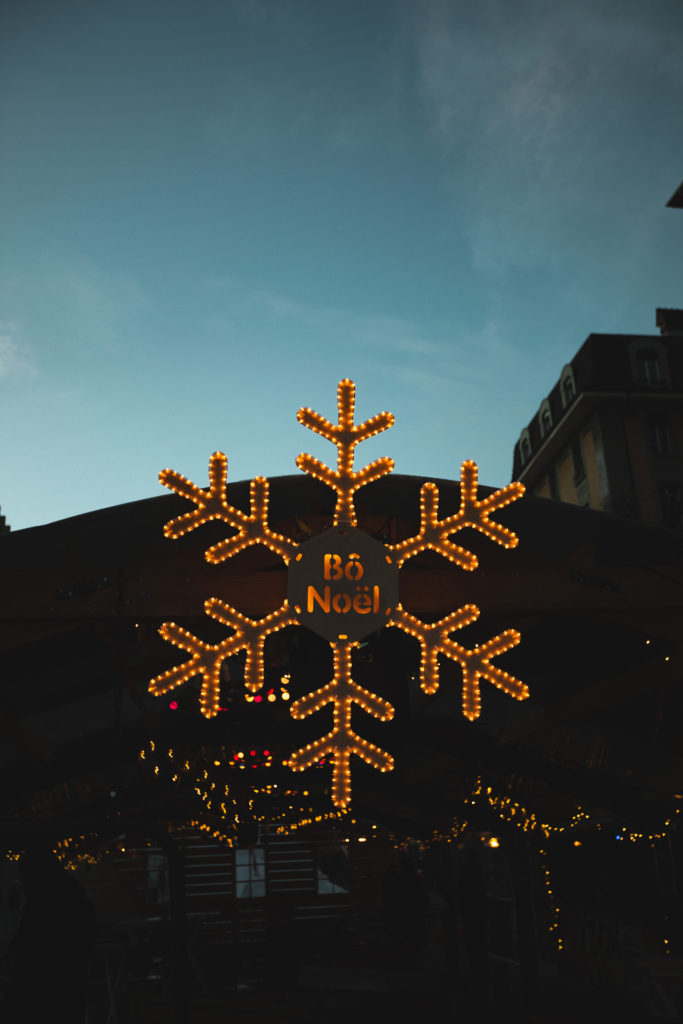 Marché de noel lausanne
