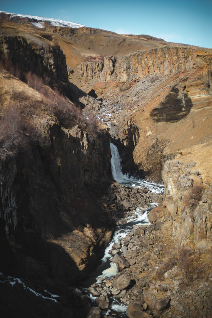 hengifoss randonnée islande