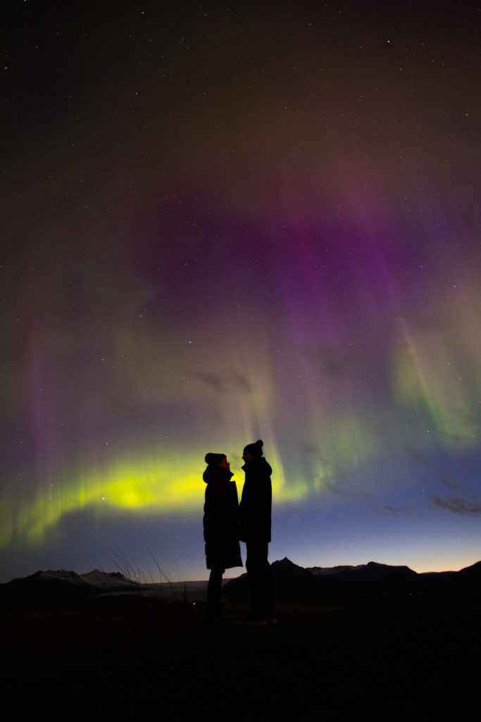 aurores boréales islande