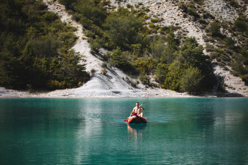 lac de castillon verdon kayak