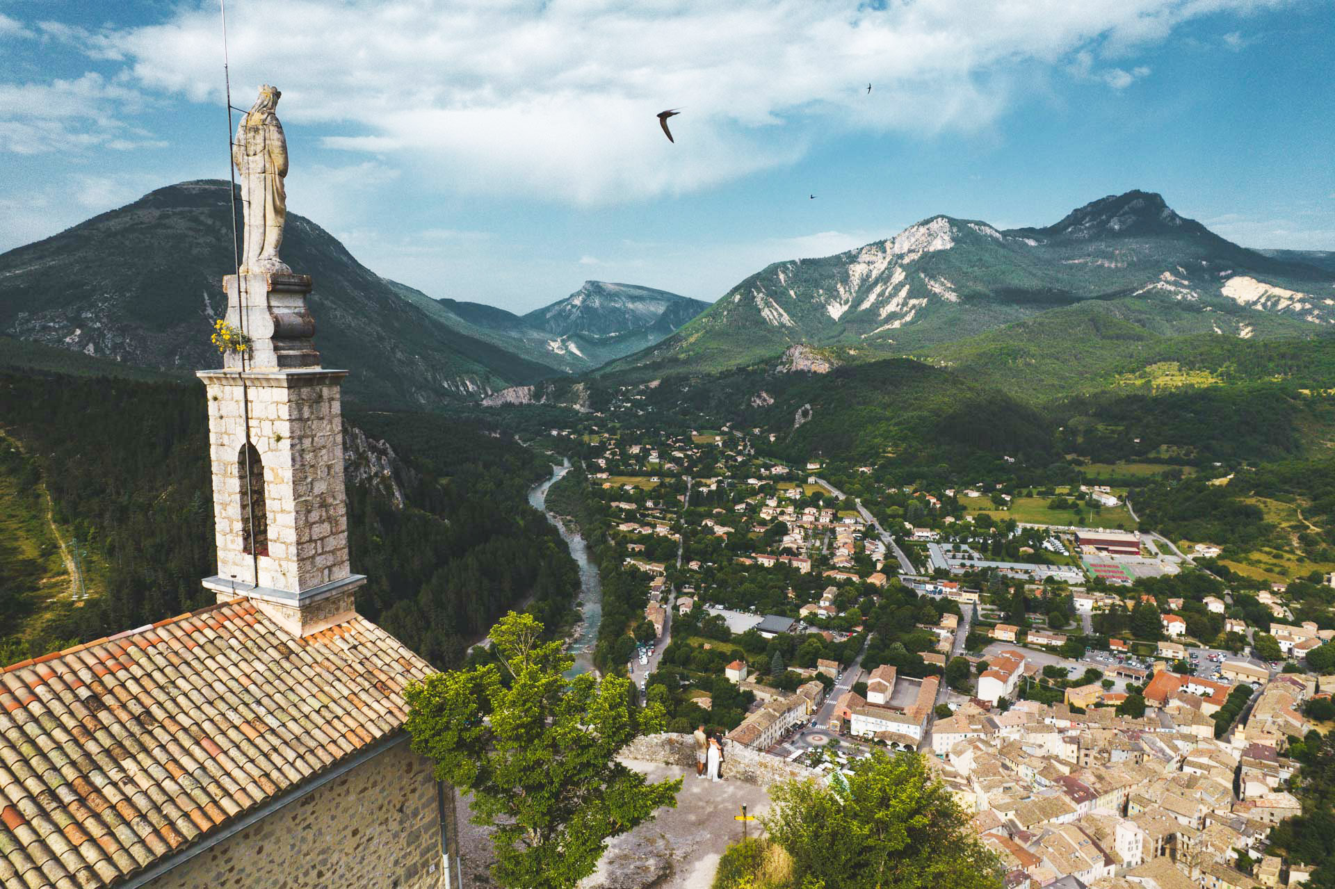 notre dame du roc rando castellane drone
