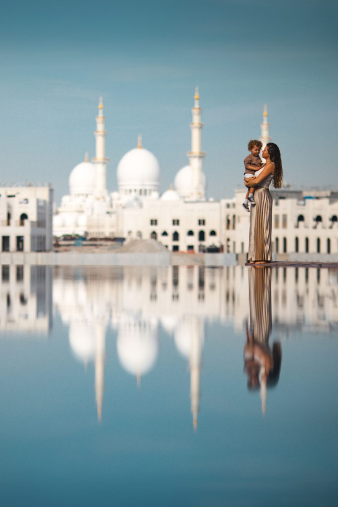 Abu Dhabi ou partir en famille en octobre mosquée