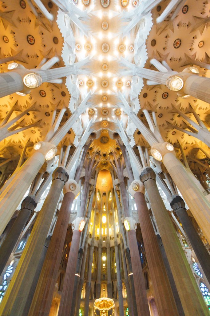 sagrada familia Barcelone ou aller en octobre famille